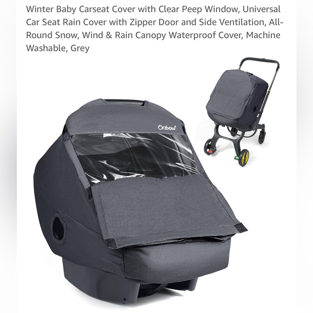Orzbow Baby Car Seat Cover in Gray